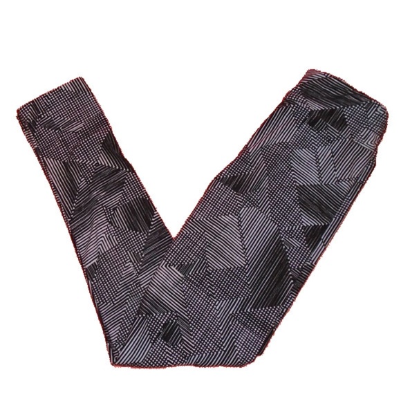 LuLaRoe Pants - LuLaRoe Leggings Black/Gray Tween